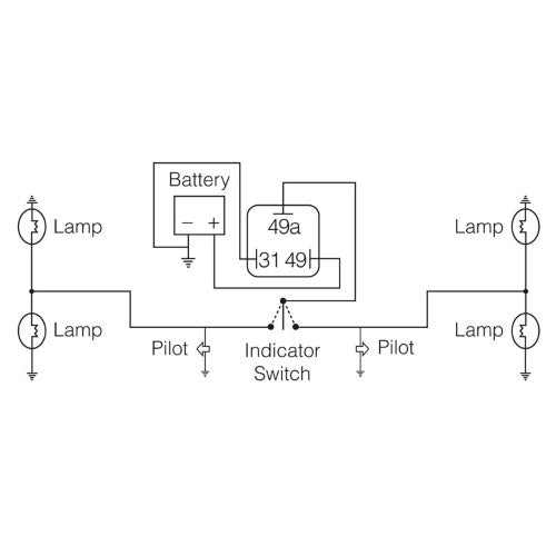 Narva - Flasher 12v 3 Pin Led Type 1