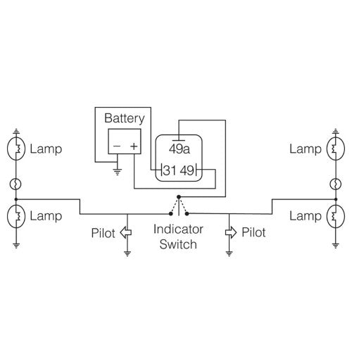 Narva - Flasher 12v 3pin Led Type 2