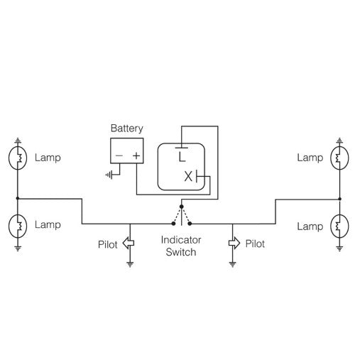 Narva - Flasher Elec 24v 2 Pin Led