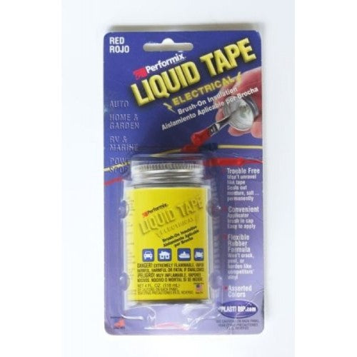 Brush on Liquid Tape 118ml (RED) - Performix