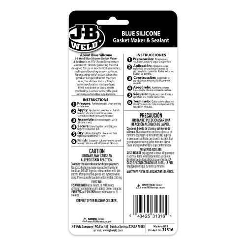 Blue RTV Silicone 85g - JB Weld