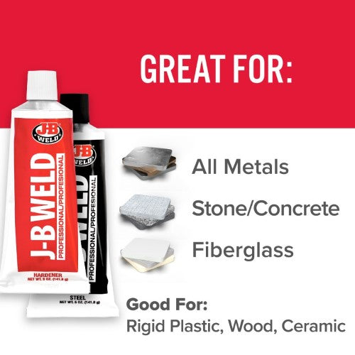 Cold Weld Steel Epoxy Twin 141.8Gr Tubes -JB WELD