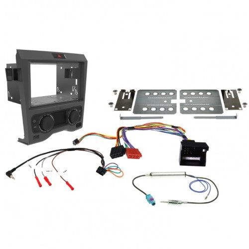 GUNMETAL GREY D/DIN INSTALL KIT TO SUIT HOLDEN COMMODORE - AERPRO