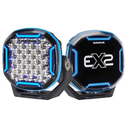9IN EX2-R RGB DRIVING LAMP PAIR WITH CONTROLLER