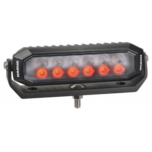 NARVA - BLACK LED DECK LAMP RED/WHITE LIGHT OUTPUT