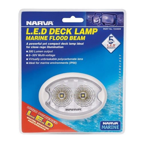 Narva - W/Lamp 9-64v Led Marine Oval