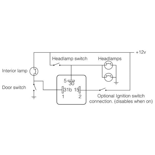 Narva - Alarm Warning 12v Head Light