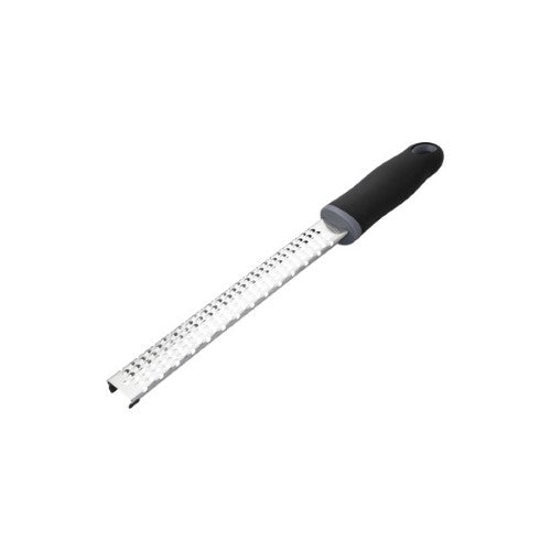 Long Plane Fine Grater with Black Handle 325mm - Chef Inox