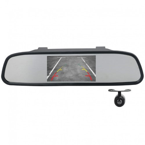 GATOR - 4.3IN MIRROR MOUNT DISPLAY REVERSE CAMERA KIT