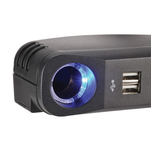 Cigarette Lighter Plug With Extended Lead Accessory Sockets And Usb Sockets