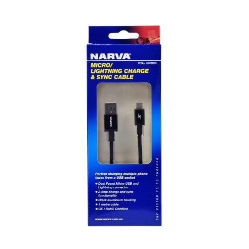 CABLE CHARGE MICRO/LIGHTENING DUAL FACED