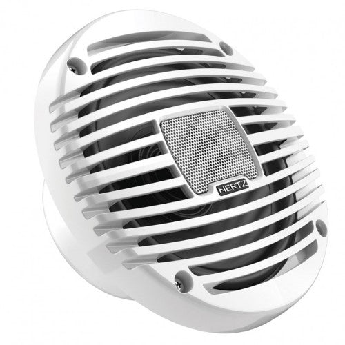 6.5IN 100W 2-WAY WHITE COAXIAL MARINE SPEAKER PAIR