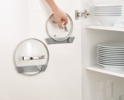 3pc Pan Lid Holders (Grey) - Joseph Joseph Duo