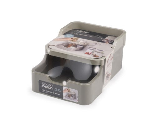 2tier Cupboard Orgniser w/Drawer - Joseph Joseph Duo