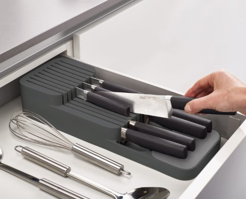In-drawer Knife Tray (Grey) - Joseph Joseph Duo
