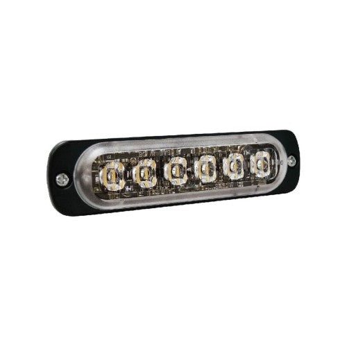 NARVA - ST6 E65 12/24V 6 LED AMBER LOW PROFILE WARNING LIGHT