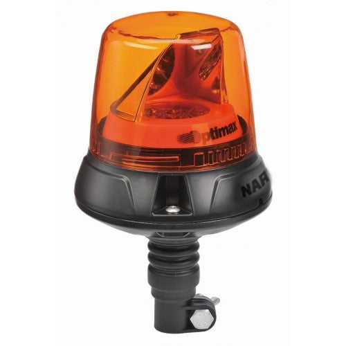 Optimax LED Rotating Beacon Amber Flexable Pole Mount - Narva
