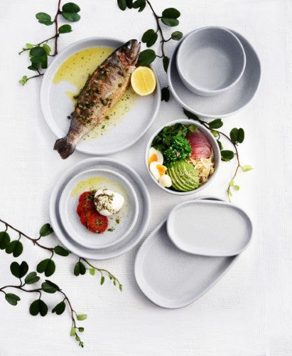 Naturals Ash Grey Organic Bowl 240x73mm - Tablekraft