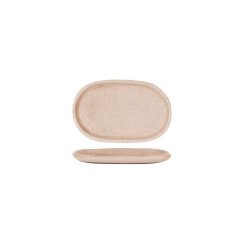 Naturals Sierra Beige Oval Plate 210x135mm - Tablekraft - Set of 6