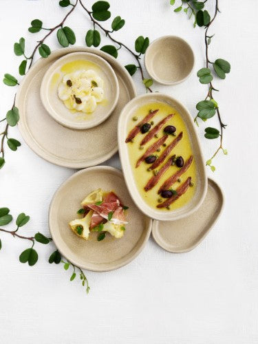 Naturals Sierra Beige Organic Bowl 185x59mm - Tablekraft - Set of 3