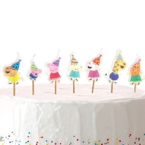 Peppa's Party Birthday Candle Set - Pack of 7