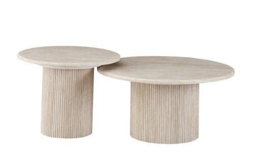 Tuscan Travertine Table Nest