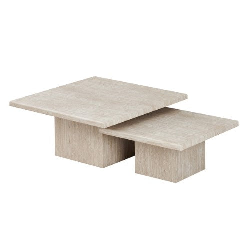 Sienna Travertine Table Nest