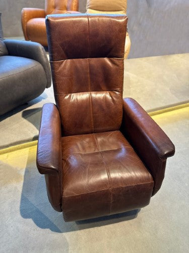 Providence Electric Recliner - Vintage Cigar