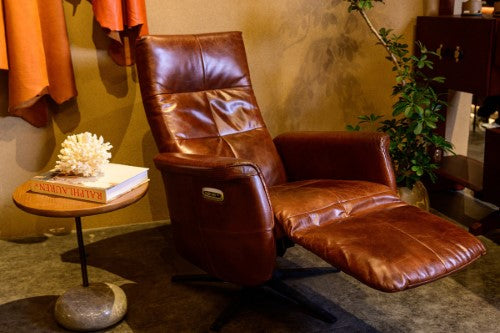 Providence Electric Recliner - Vintage Cigar