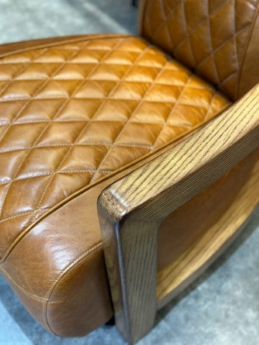 Strattonburg Club - Cognac Brown/Oak