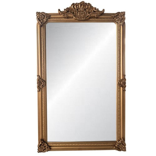 Ornate Bevelled Mirror -  Antique Gold