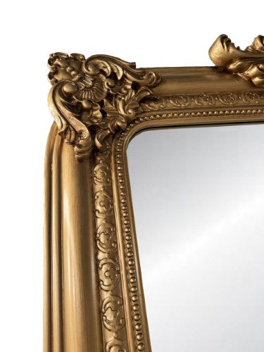 Ornate Bevelled Mirror -  Antique Gold
