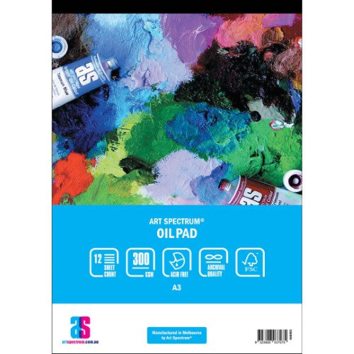 Art Spectrum 300gsm 12 Sheet Oil Pads- A3