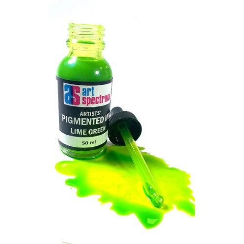 Art Spectrum Pigmented Inks 50ml LIME GREEN