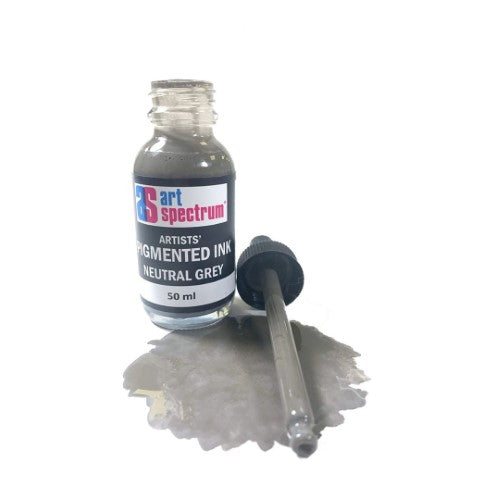 Art Spectrum Pigmented Inks 50ml NEUTRAL GREY