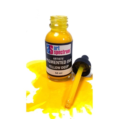 Art Spectrum Pigmented Inks 50ml YELLOW DEEP