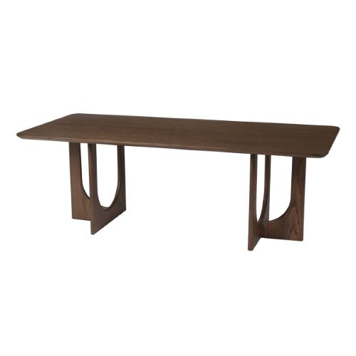 Cellini Dining Table - Ashwood Solid Base with Ashwood + Veneer Top