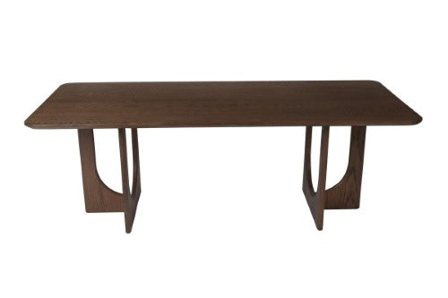 Cellini Dining Table - Ashwood Solid Base with Ashwood + Veneer Top
