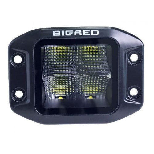 3.2IN BIG RED FLUSH LAMP