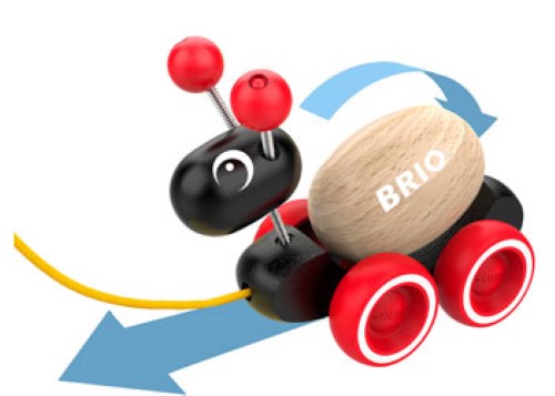 BRIO - Ant with Rolling Egg 2 pieces
