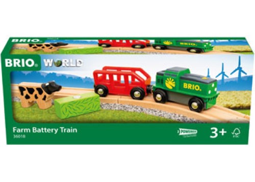 BRIO - Farm Battery Train 4 pieces