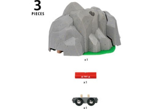 BRIO - Dynamite Mountain Tunnel 3 pieces