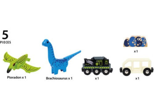BRIO - Dinosaur Battery Train 5 pieces