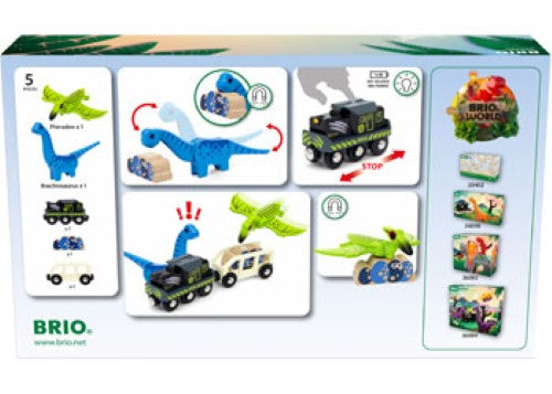 BRIO - Dinosaur Battery Train 5 pieces