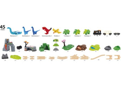 BRIO - Dinosaur Deluxe Set 45 pieces