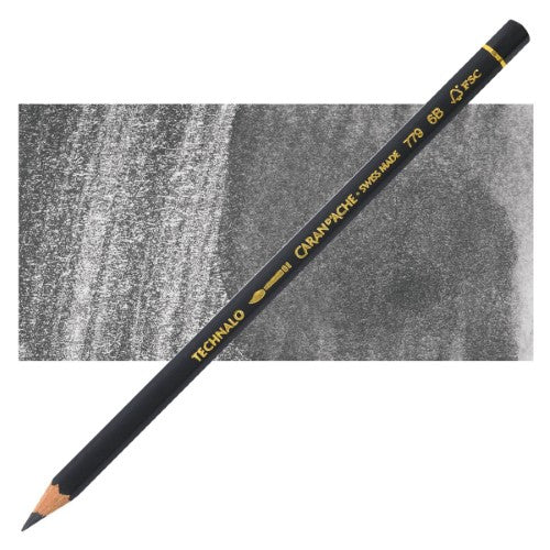 Caran d'Ache Technalo PNC 779 Water Soluble Graphite Pencils- 6B (Set of 3)