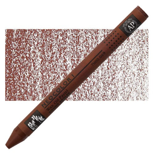 Caran d'Ache Neocolor 1 Wax Oil Pastels BURNT SIENNA