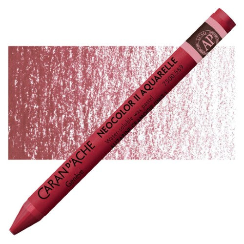 Caran d'Ache Neocolor II Aquarelle Pastel Crayons CRIMSON ALIZARIN(HUE)