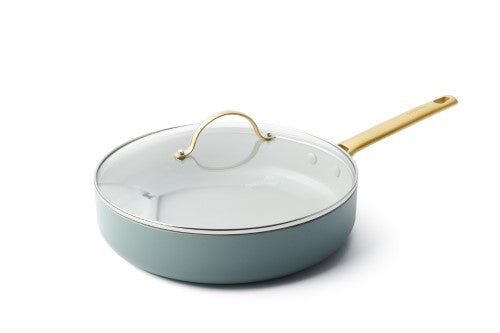 Padova Smokey Blue Covered Sauté Pan 28cm/3.6L - GreenPan