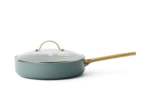 Padova Smokey Blue Covered Sauté Pan 28cm/3.6L - GreenPan